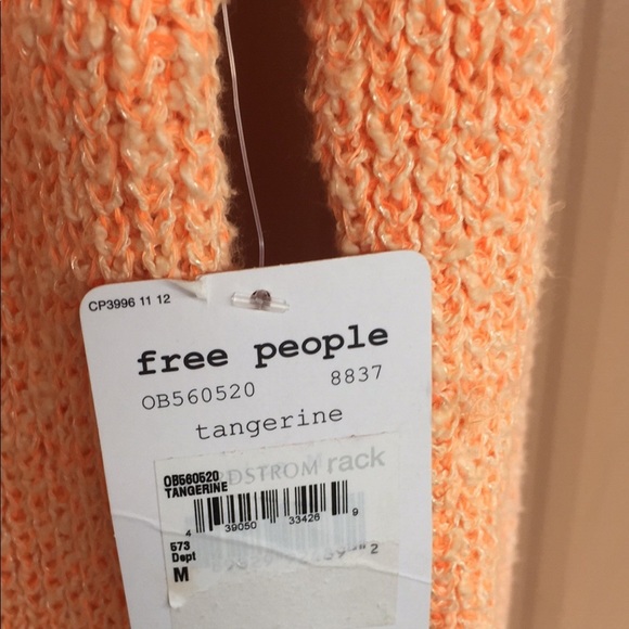 Free people electric city pullover tangerine - Picture 4 of 5